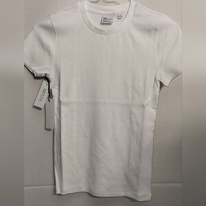 HomeStretch™ Rib Crew T-ShirtStretchy ribbed cotton crewneck t-shirt